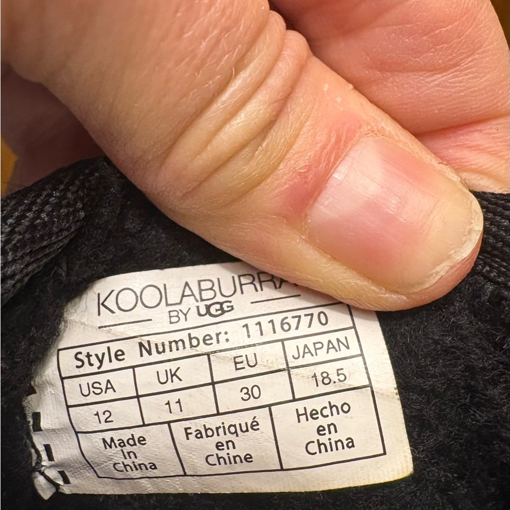 Koolaburra by UGG KIDS Mini Boot Size 12 - Picture 9 of 11